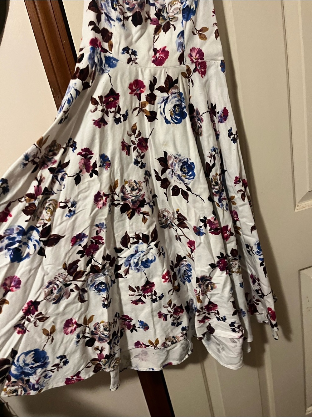 Halter Top Cottage Core Floral Dress - Picture 3 of 7